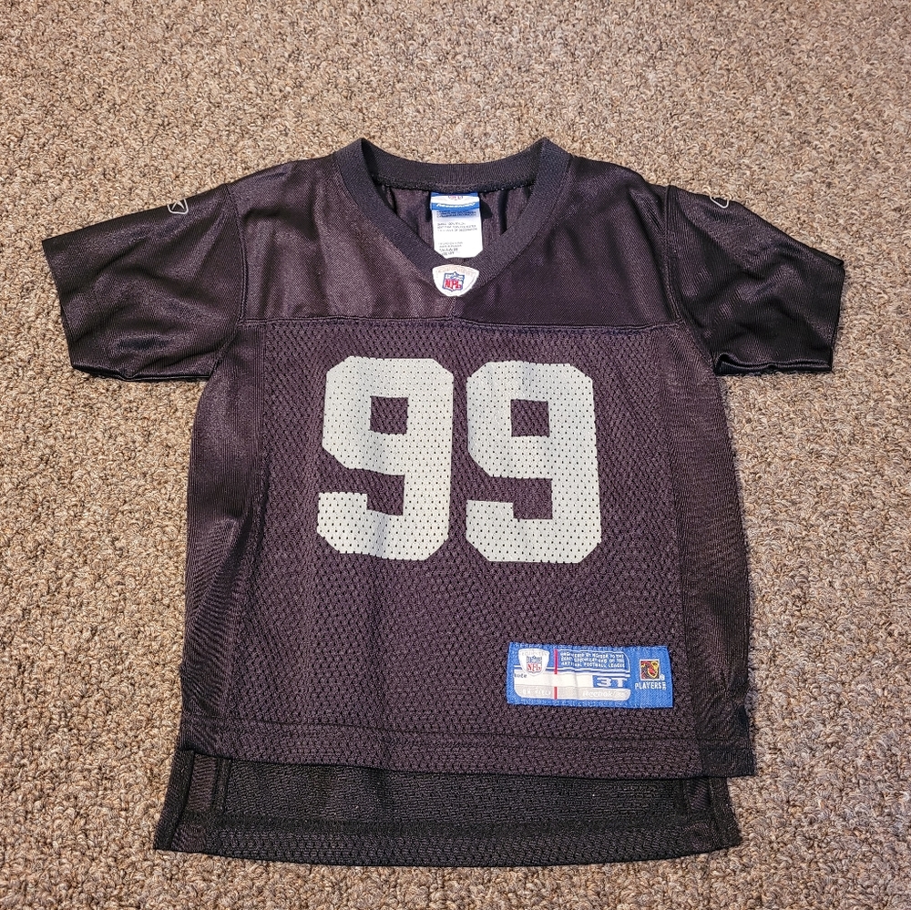 Reebok Oakland Raiders Sapp 99 Football Jersey 3T